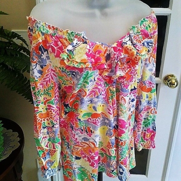 Lauren Ralph Lauren Other - Lauren On/Off Shoulder Top Like New M-L